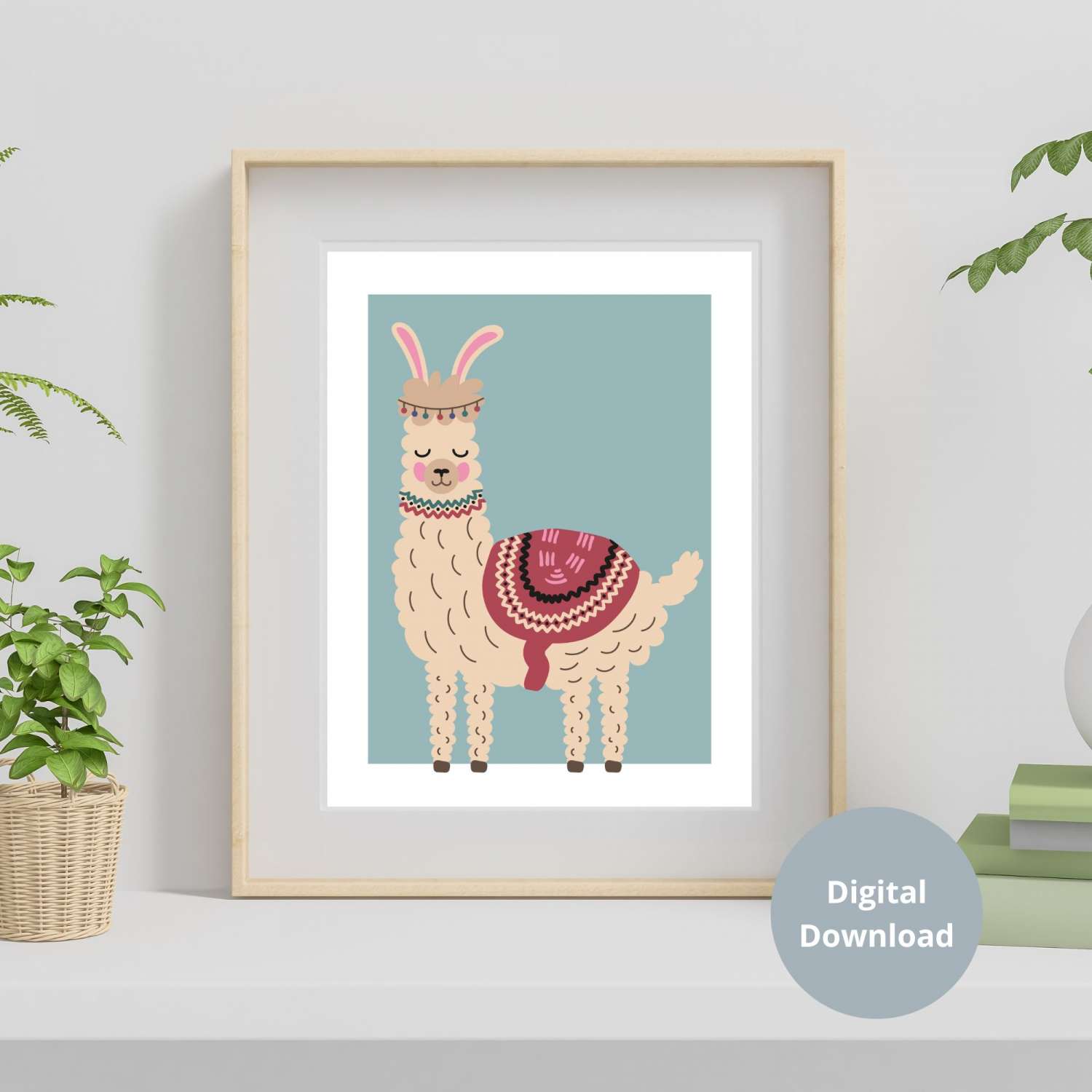 Boho Print Boho Wall Art Boho Animal Boho Home Decor Cute