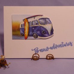 Z : Sold CAS : Blue Motorhome/Surfer, To New Adventures Card