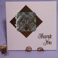 CAS : Golden Shell Thank you Card