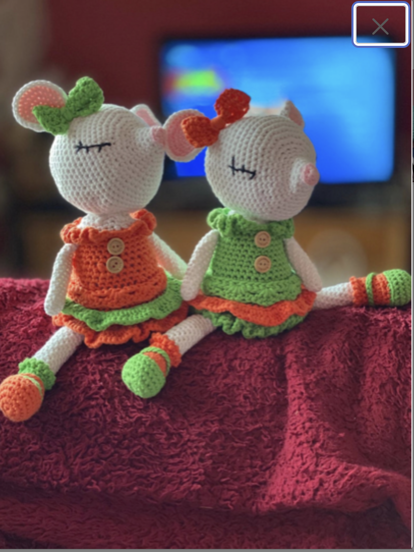 C - Crochet Ballerina Mouse C - Crochet Ballerina Mouse
