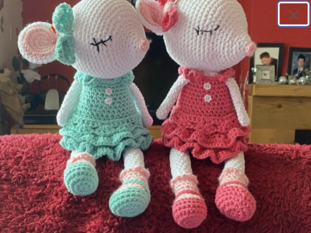 C - Crochet Ballerina Mouse C - Crochet Ballerina Mouse