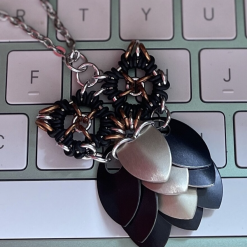E - Steampunk Chainmaille Owl