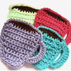 C - Set Of Four Coffee Cup Coasters