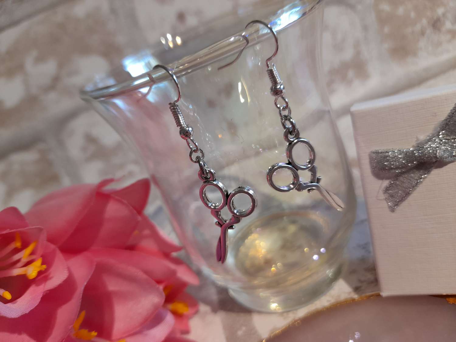 Handmade Tibetan Silver Scissors Earrings Handmade Tibetan Silver Scissors Earrings