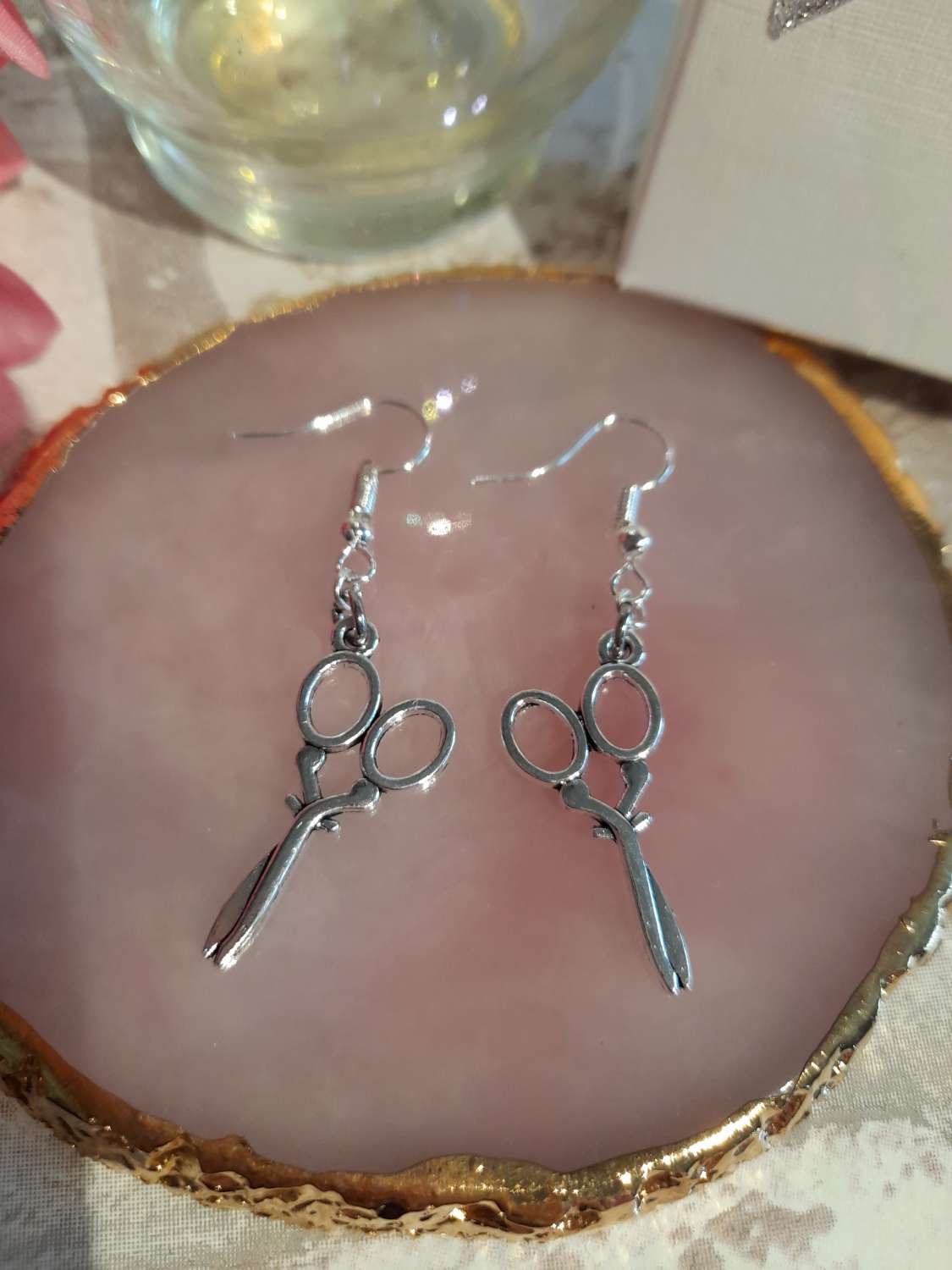 Handmade Tibetan Silver Scissors Earrings Handmade Tibetan Silver Scissors Earrings