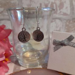 Handmade Tibetan Silver Tree of Life Earrings