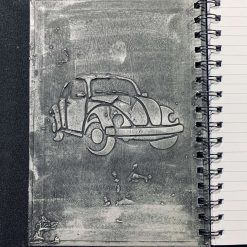 Handmade Vintage Cars Hardback Notebook 1