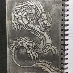 Handmade Dragon 2 Hardback Notebook 1 Handmade Dragon 2 Hardback Notebook 1
