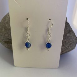 Sapphire Dangle Earrings 2 Sapphire Dangle Earrings 3