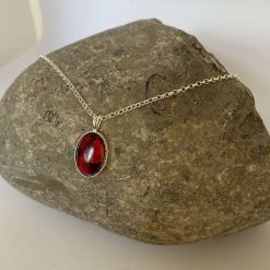 Red Abalone Pendant Necklace 1 Red Abalone Pendant Necklace 8