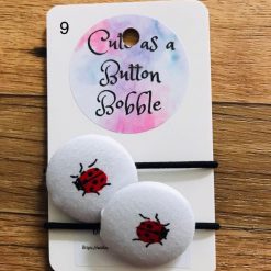 Handmade Infant/Fine Hair Button Bobble Hair Ties - Animals & Insects 7 Handmade Infant/Fine Hair Button Bobble Hair Ties - Animals & Insects 11