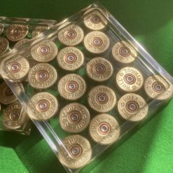 Shotgun cartridge coasters x 2