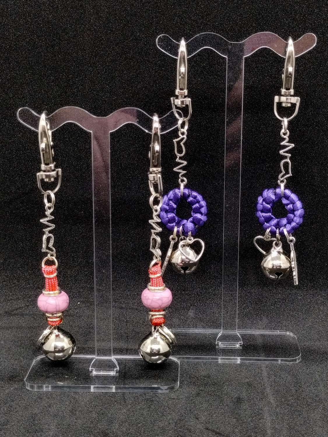 Bridle Bell Charms - Pink Bridle Bell Charms - Pink