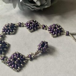 Purple Diamonds Bracelet