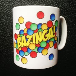 BAZINGA Mug with Personalised Name or message geek gift fun mug