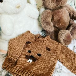 Friendly Faces Jumper - Fox