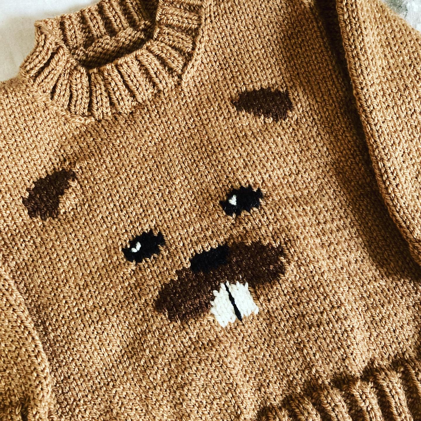 Friendly Faces Jumper - Fox Friendly Faces Jumper - Fox