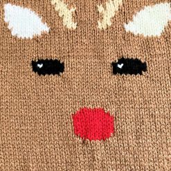 Friendly Faces Jumper - Fox