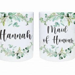 Personalised Maid of Honour or Bridesmaid wedding day bridesmaid mug keepsake memory gift