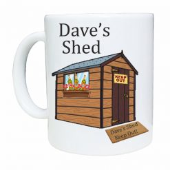 Personalised A Man's home is his castle Man Shed man Cave mug gift 1