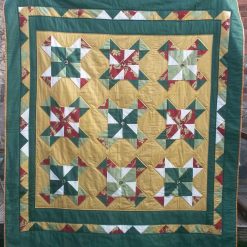 Sample No waste pinwheel patchwork Quilt