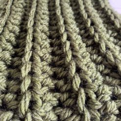 Chunky Green Cowl, Crochet Neck Warmer 2 Chunky Green Cowl, Crochet Neck Warmer 7