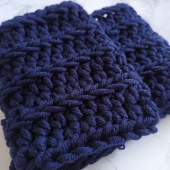 Blue Neck Warmer, Crochet Blue Cowl, Women's Winter Accessories 1 Blue Neck Warmer, Crochet Blue Cowl, Women's Winter Accessories 6