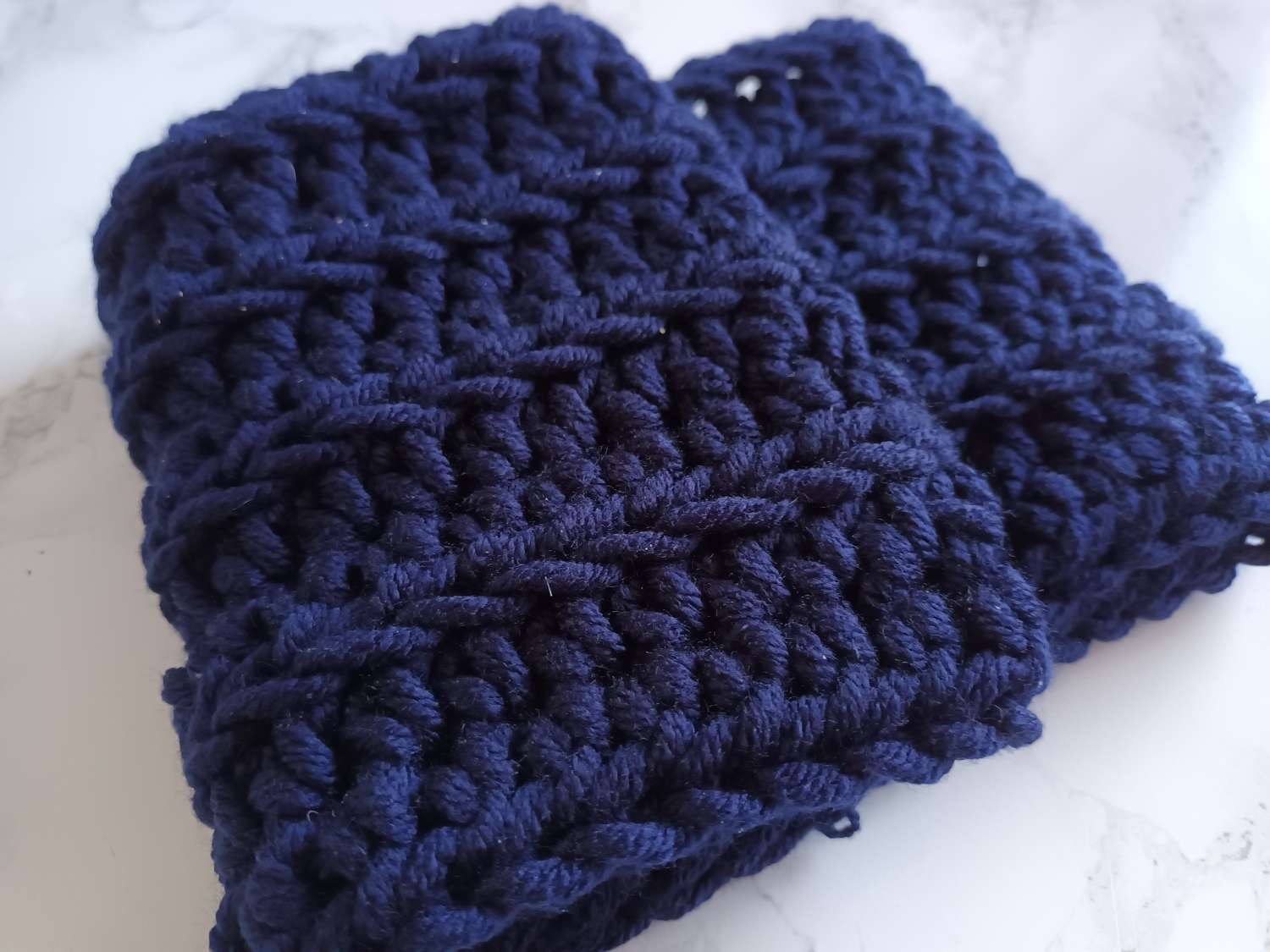 20220827_080803 Blue Neck Warmer, Crochet Blue Cowl, Women's Winter Accessories 2