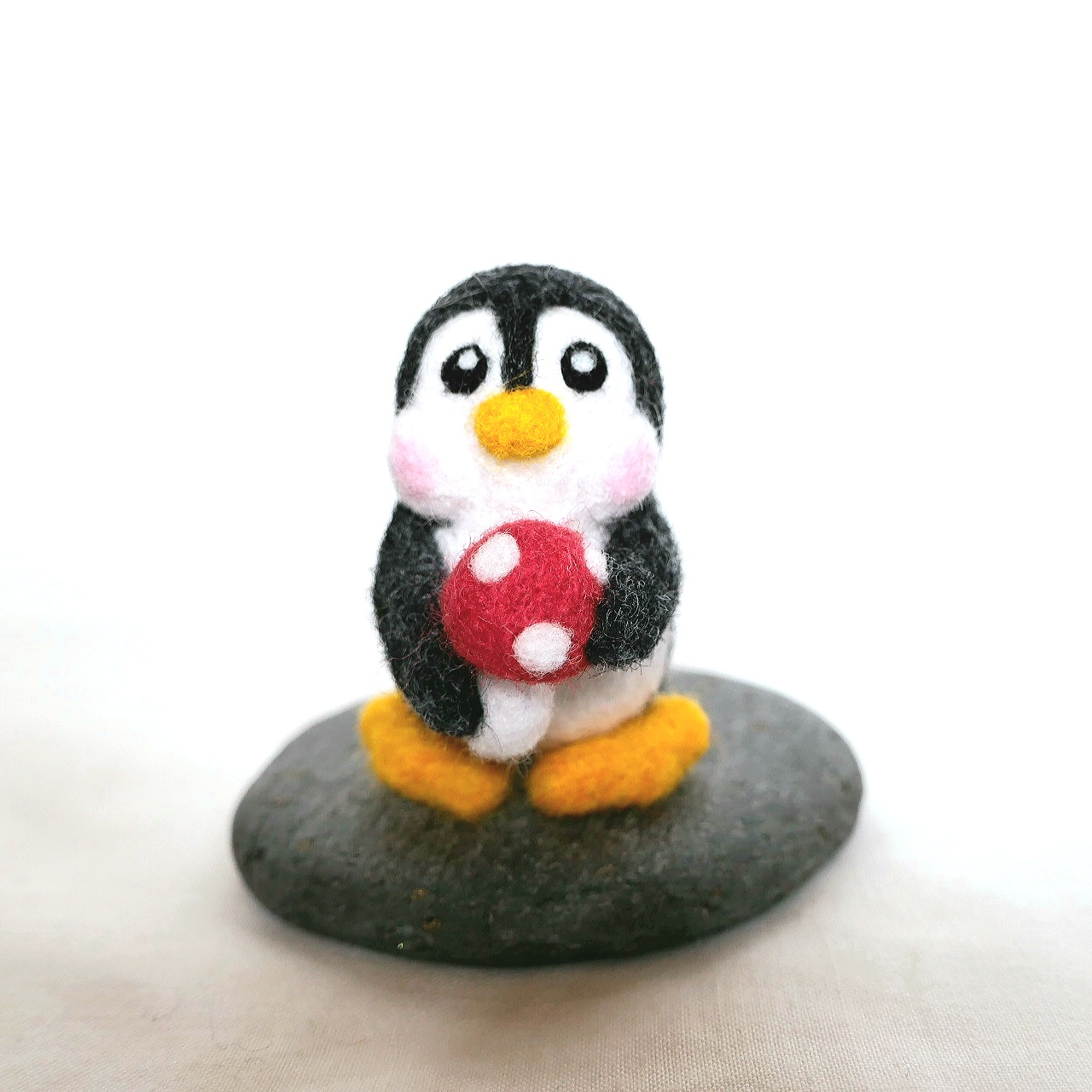 20220926_115218 Needle Felted Ornament - Penguinli Mushroom 2