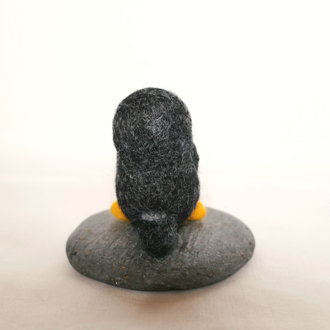 Needle Felted Ornament - Penguinli Pumpkin Needle Felted Ornament - Penguinli Pumpkin