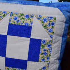 Churndash floral patchwork cushion 2
