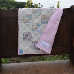 Bunny baby quilt