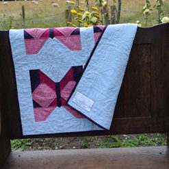 Flutter bye butterfly patchwork quilt