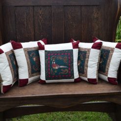 Woodland creatures cushion