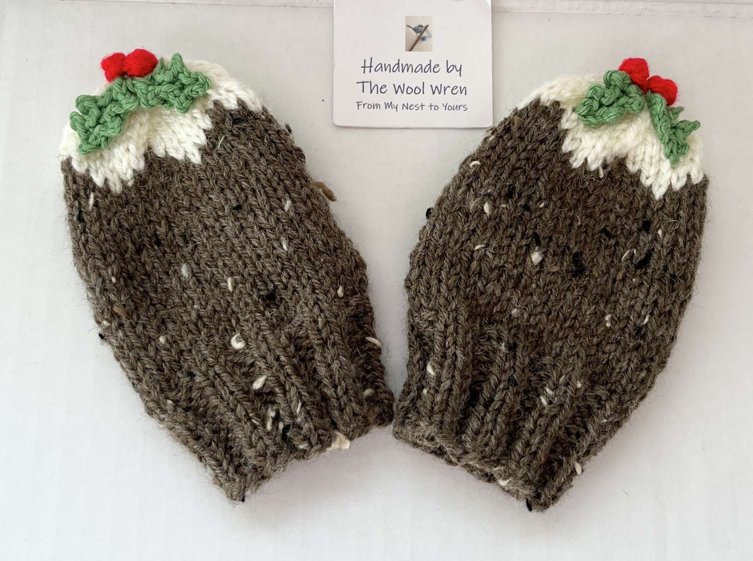 Handmade Christmas Pudding Beanie Hat / Figgy Pudding Hat available