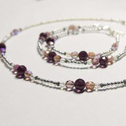 Deluxe Beaded Necklace/Bracelet/Anklet Set