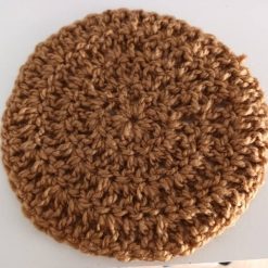 Crochet Golden Brown Coaster 3