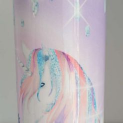 Personalised unicorn tumbler