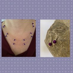 Purple Jewellery Set