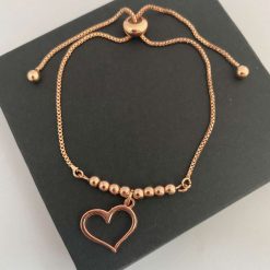 Rose Gold Heart Bracelet 4 Rose Gold Heart Bracelet 5