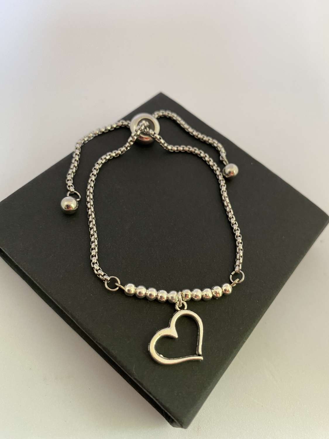 Silver Heart Bracelet Silver Heart Bracelet