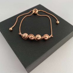 Rose Gold Hematite Adjustable Bracelet 2 Rose Gold Hematite Adjustable Bracelet 3