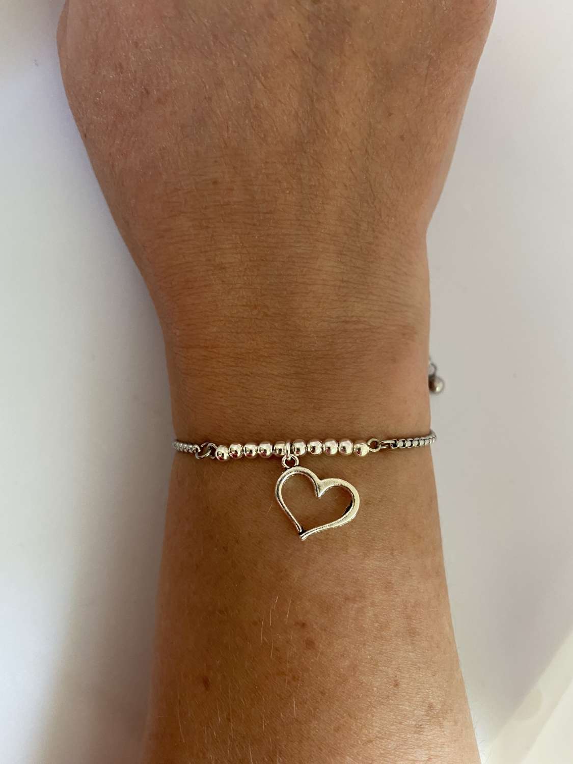 Silver Heart Bracelet Silver Heart Bracelet