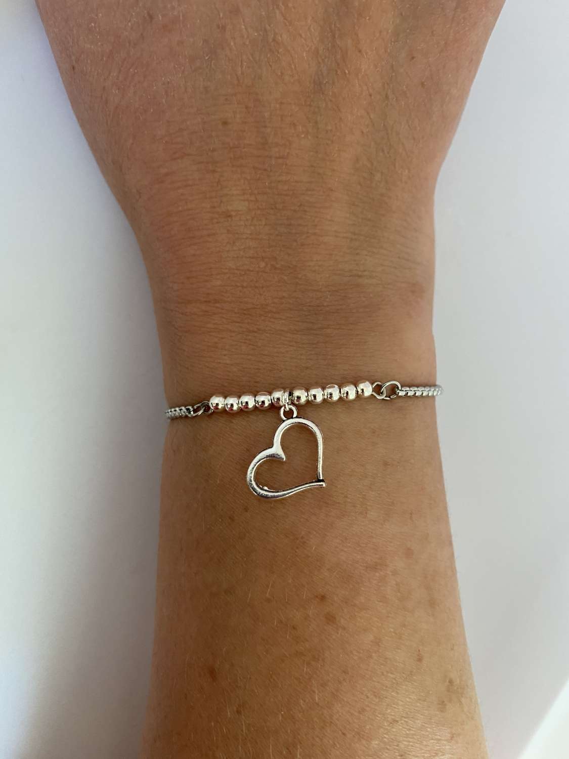 Silver Heart Bracelet Silver Heart Bracelet