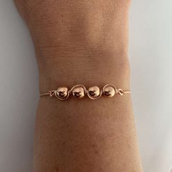 Rose Gold Hematite Adjustable Bracelet 6 Rose Gold Hematite Adjustable Bracelet 7