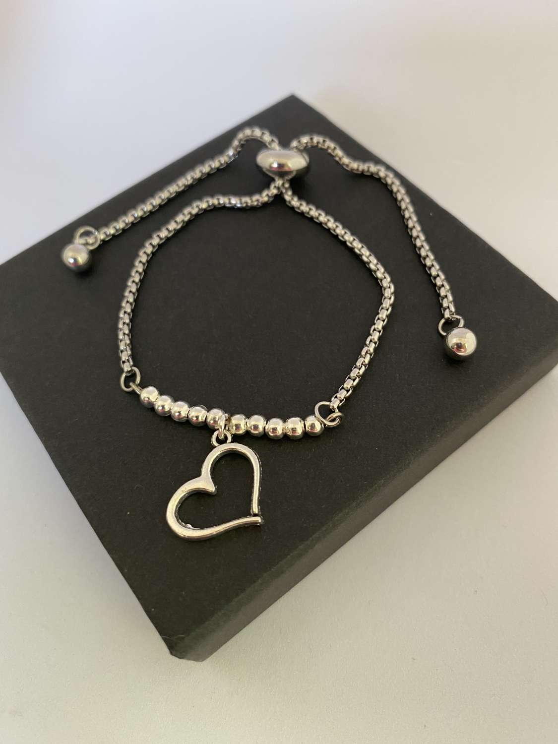 Silver Heart Bracelet Silver Heart Bracelet