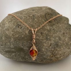 Rose Gold Pendant Necklace