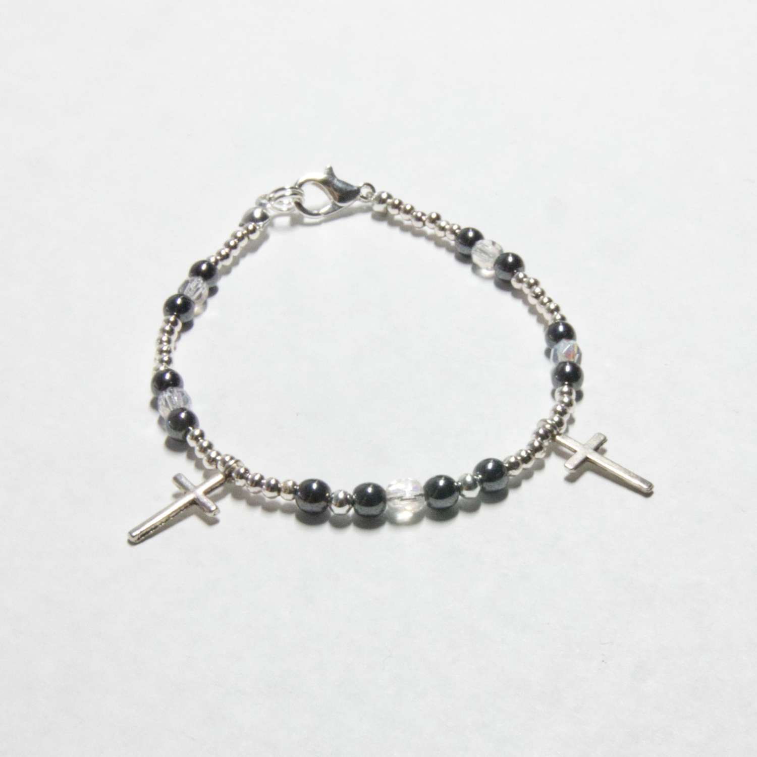 Cross Charm Matching Necklace/Bracelet Set Cross Charm Matching Necklace/Bracelet Set