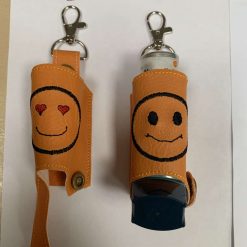 Asthma inhaler pouch