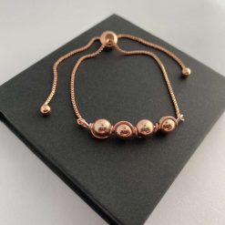 Rose Gold Hematite Adjustable Bracelet 4 Rose Gold Hematite Adjustable Bracelet 5